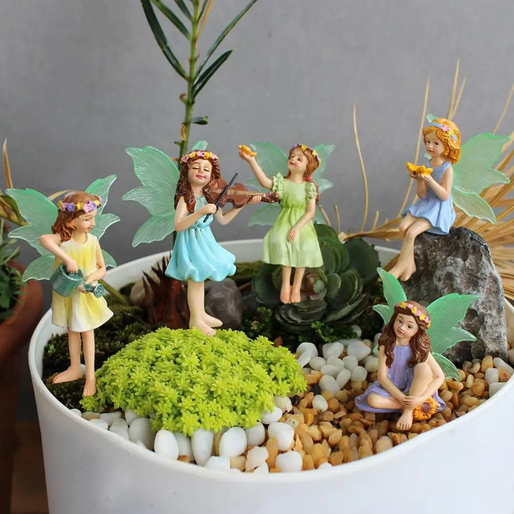 Glow Dark Fairy Figurine Resin Fairy Ornament Miniature Resin Fairy Figurines for Diy Garden Bonsai Micro Landscapes Tiny Flower
Glow Dark Fairy Figurine Resin Fairy Ornament Miniature Resin Fairy Figurines for Diy Garden Bonsai Micro Landscapes Tiny Flower