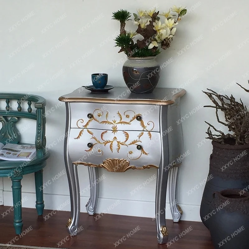 L sofa side cabinet retro living room double pumping storage corner cabinet phone table bedroom bedside table
L sofa side cabinet retro living room double pumping storage corner cabinet phone table bedroom bedside table