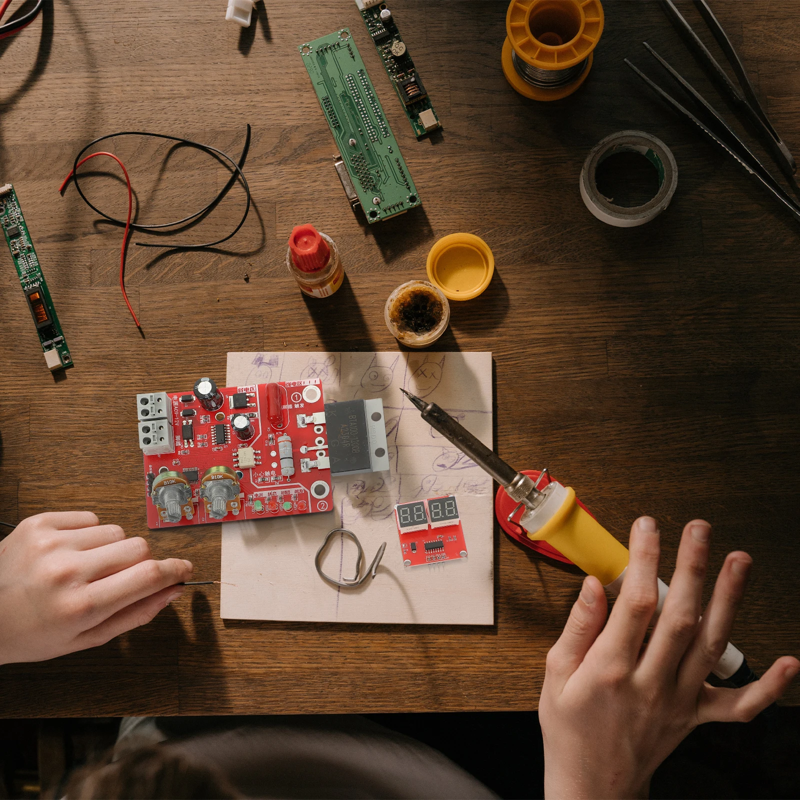 Spot-Welder Control Panel Controller Spots Welding Board Digital Display Machine Electronic Time
Spot-Welder Control Panel Controller Spots Welding Board Digital Display Machine Electronic Time