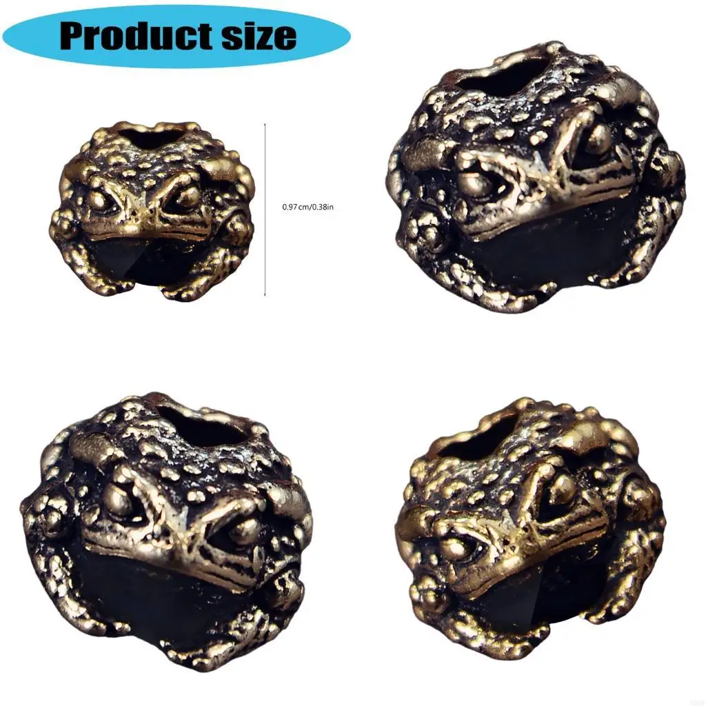 Жаба металлические бусины для творческих проектов Paracord и модных ювелирных украшений 
Жаба металлические бусины для творческих проектов Paracord и модных ювелирных украшений