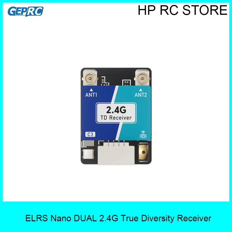 GEPRC ELRS Nano DUAL 2.4G True Diversity Receiver Built-in WiFi ESP32-C3 DIY FPV Quadcopter Longrange Drone Parts
GEPRC ELRS Nano DUAL 2.4G True Diversity Receiver Built-in WiFi ESP32-C3 DIY FPV Quadcopter Longrange Drone Parts