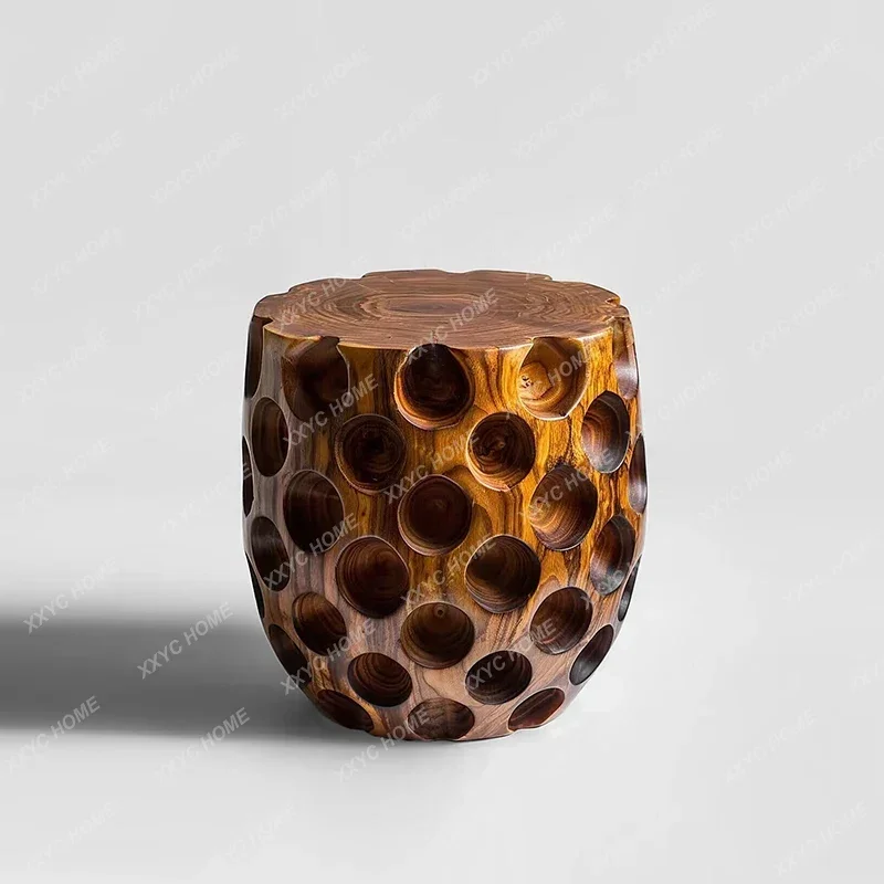 XX39Modern minimalist light luxury high-end solid wood pier low stool log edge few
XX39Modern minimalist light luxury high-end solid wood pier low stool log edge few