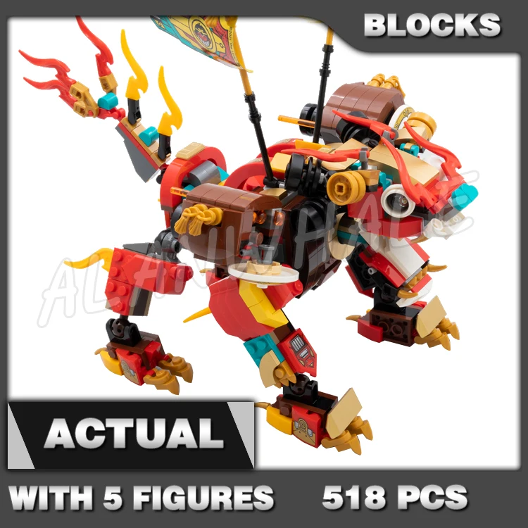 518pcs Monkie Kid Monkey Lion Guardian Robotic Spider Queen Chinese Legend 60128 Building Blocks Sets Compatible With Model
518pcs Monkie Kid Monkey Lion Guardian Robotic Spider Queen Chinese Legend 60128 Building Blocks Sets Compatible With Model