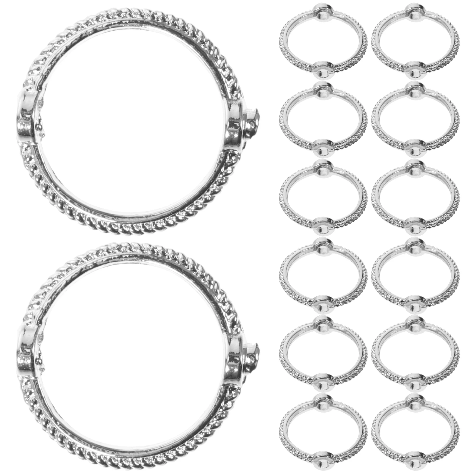 50 Pcs Round Bead Ring Spacers Beads Frame Adults Circle Frames Framed Making Supplies Crafts
50 Pcs Round Bead Ring Spacers Beads Frame Adults Circle Frames Framed Making Supplies Crafts