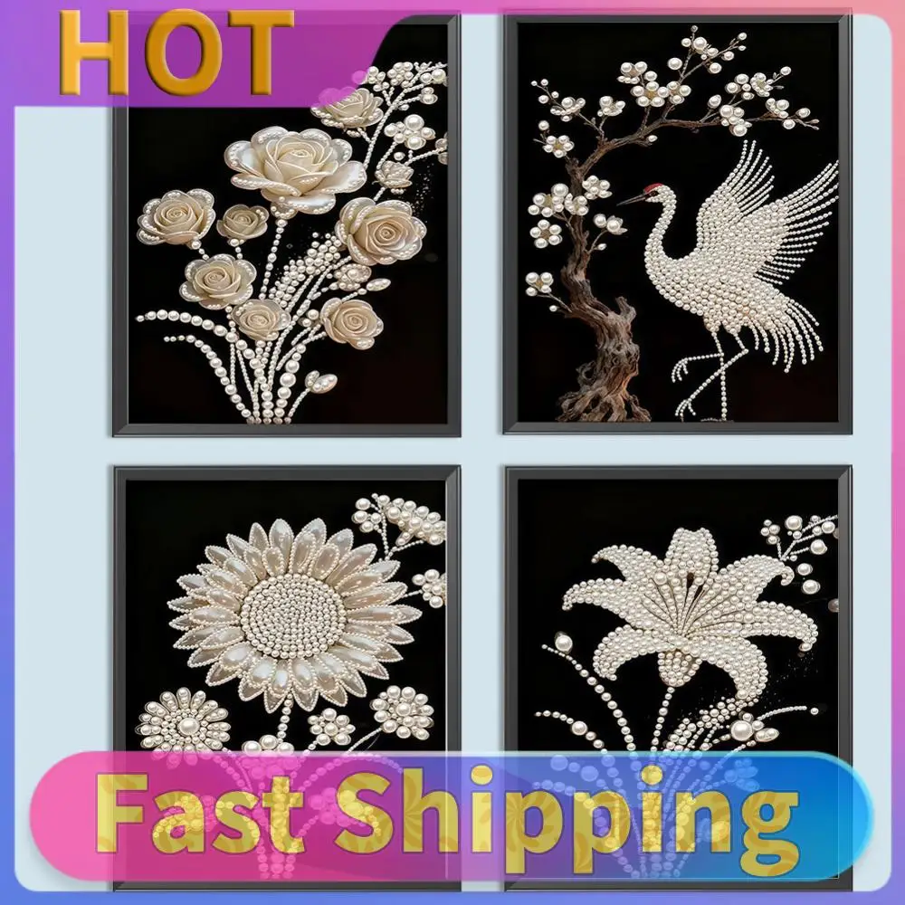 DIY Flower Pearl Painting Kit for Adults Beginners Home Decor Pearl Gem Paintings Picture Arts Craft 30x40cm with Frame
DIY Flower Pearl Painting Kit for Adults Beginners Home Decor Pearl Gem Paintings Picture Arts Craft 30x40cm with Frame