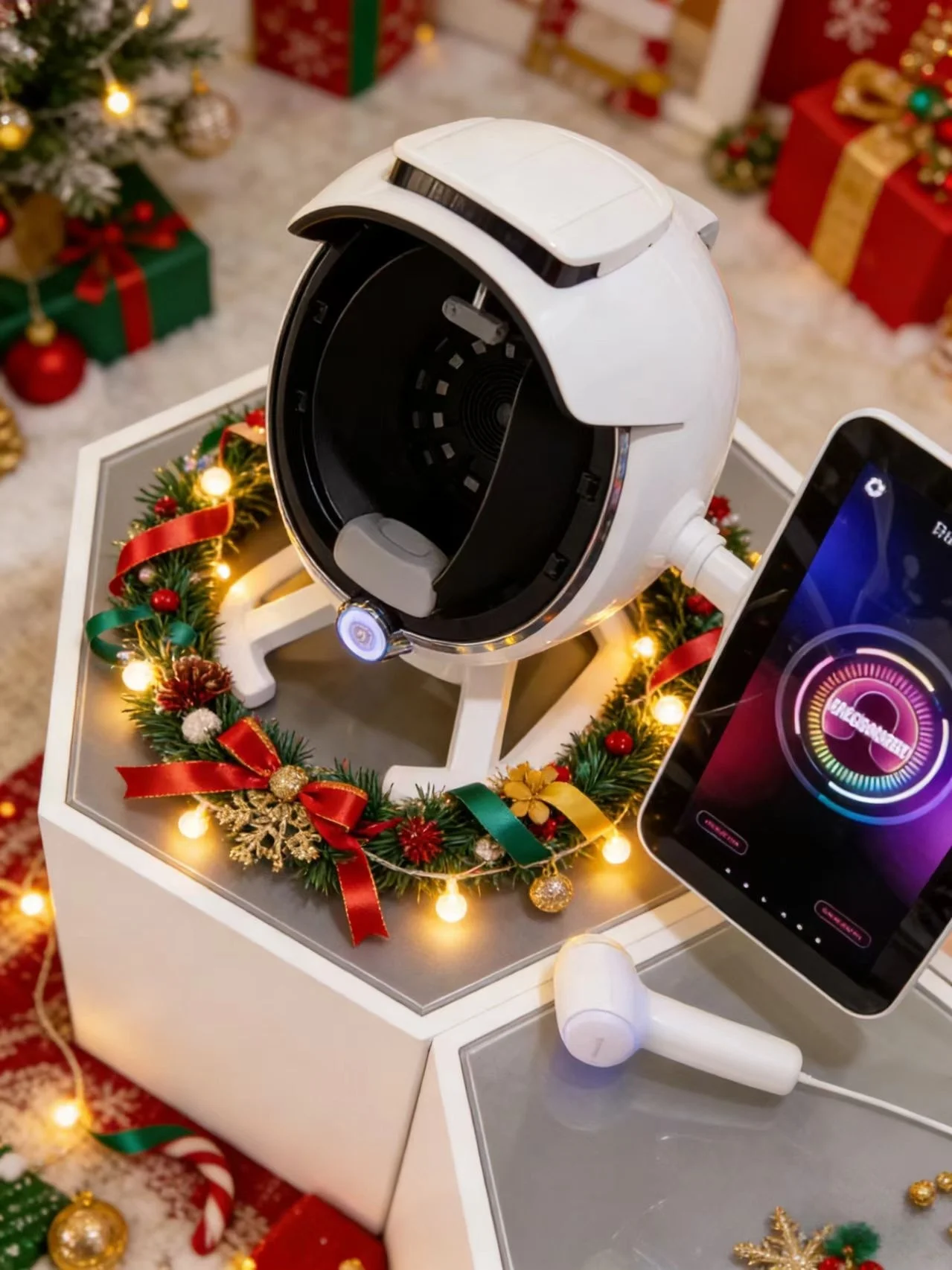 Bitmoji 3d skin analyzer Big Screen A6 Magic Mirror Skin Analyzer Machine Facial Skin Analysis With Handheld Skin Microimager