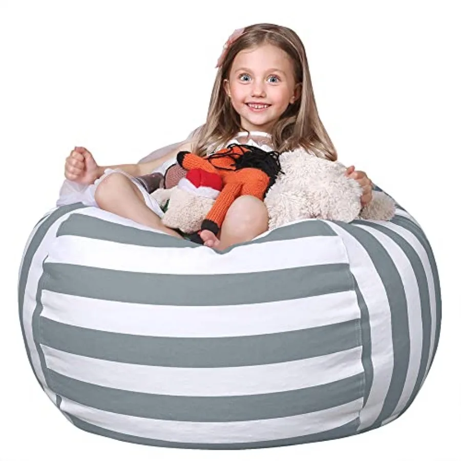 Stuffed Animal Storage Bean Bag Chair Cover for Stuffable Zipper Beanbag for Organizing Plush Toys Large Premium Cotton Canvas
Stuffed Animal Storage Bean Bag Chair Cover for Stuffable Zipper Beanbag for Organizing Plush Toys Large Premium Cotton Canvas