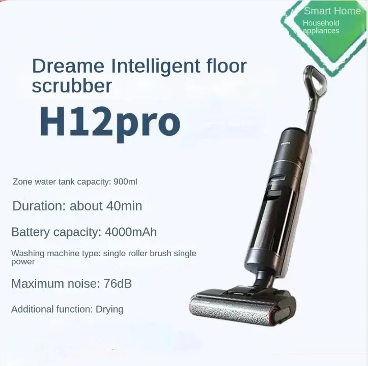 Dreame H12 Pro домашняя беспроводная швабра с двойным рантом, двойная стерилизация, противозапутывающая швабра, встроенная машина для мытья полов, вакуумный очиститель
Dreame H12 Pro домашняя беспроводная швабра с двойным рантом, двойная стерилизация, противозапутывающая швабра, встроенная машина для мытья полов, вакуумный очиститель