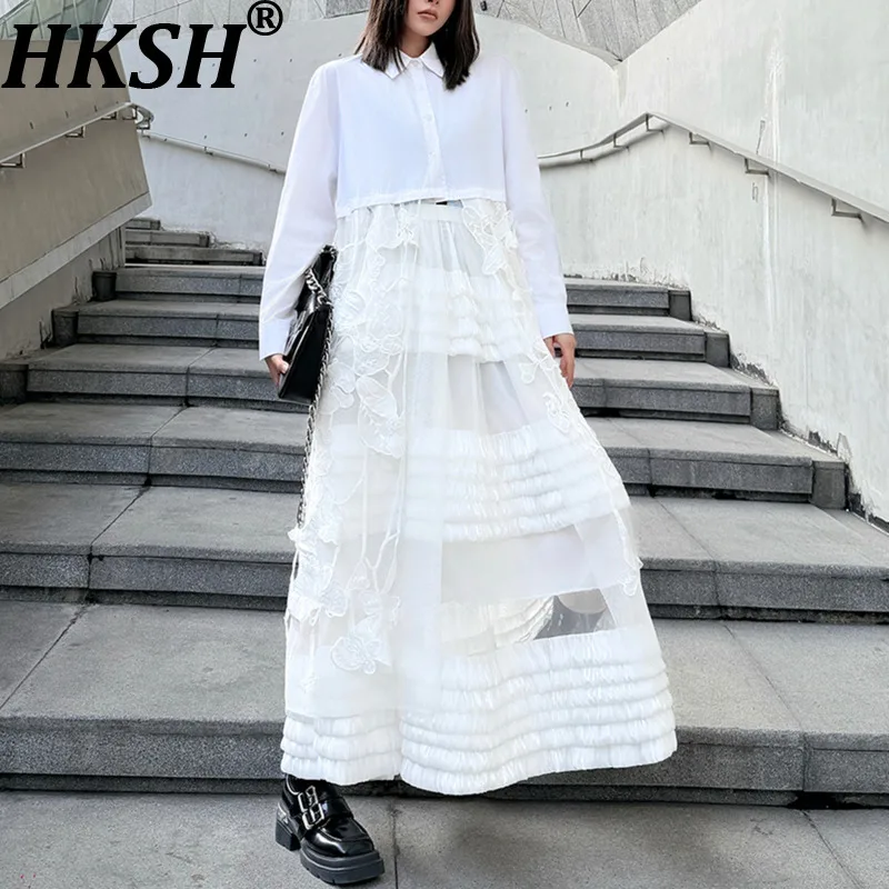 HKSH 2026, весна-лето, новое женское платье с длинным рукавом, кружевное лоскутное платье из прозрачной сетки, шикарные платья, многослойная юбка с рюшами, элегантная HK17964
HKSH 2026, весна-лето, новое женское платье с длинным рукавом, кружевное лоскутное платье из прозрачной сетки, шикарные платья, многослойная юбка с рюшами, элегантная HK17964