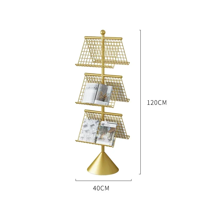 YY Metal Mid-Ancient Living Room Villa Light Luxury Vertical Rotating Magazine Rack
YY Metal Mid-Ancient Living Room Villa Light Luxury Vertical Rotating Magazine Rack