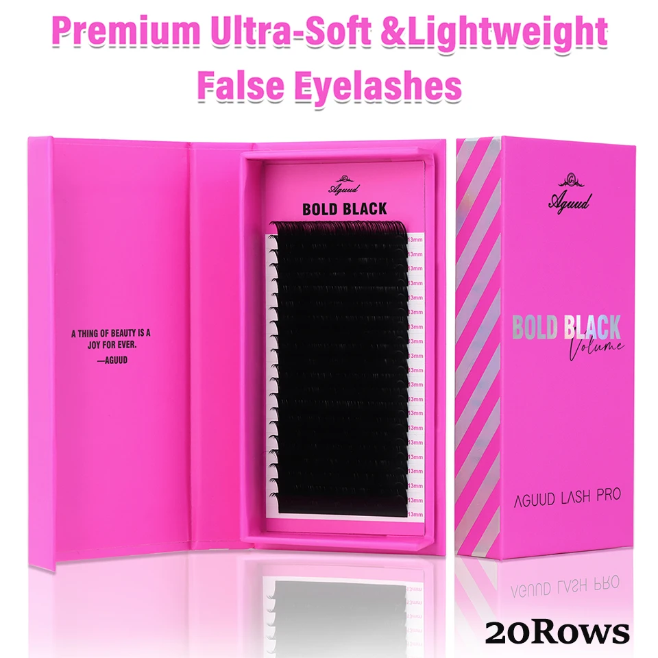 AGUUD 20 Rows Upgraded Super Matte Black Lashes Russian Volume False Eyelashes Individual Dense Cashmere Lashes Extension Makeup
AGUUD 20 Rows Upgraded Super Matte Black Lashes Russian Volume False Eyelashes Individual Dense Cashmere Lashes Extension Makeup
