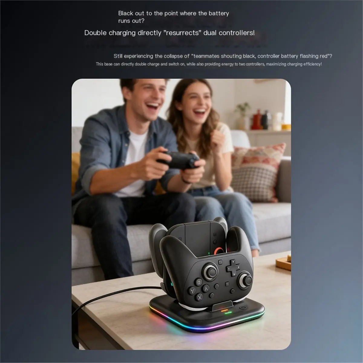 618 Mega Sale For Switch 2 Pro Controller Charging Stand 2-in-1 Type C for Joycon Controller Charging Stand with LED Indicators
618 Mega Sale For Switch 2 Pro Controller Charging Stand 2-in-1 Type C for Joycon Controller Charging Stand with LED Indicators