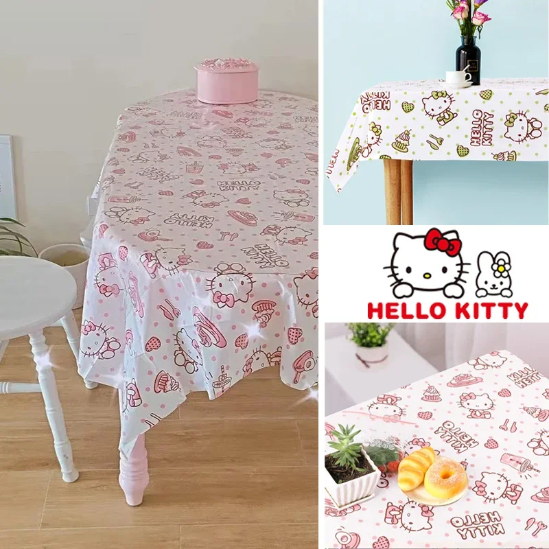 Hello Kitty Tablecloth Cute Cartoon Home Oil-proof Water Proof Table Linen Girl Room Dressing Table Desk Decoration Picnic Cloth
Hello Kitty Tablecloth Cute Cartoon Home Oil-proof Water Proof Table Linen Girl Room Dressing Table Desk Decoration Picnic Cloth