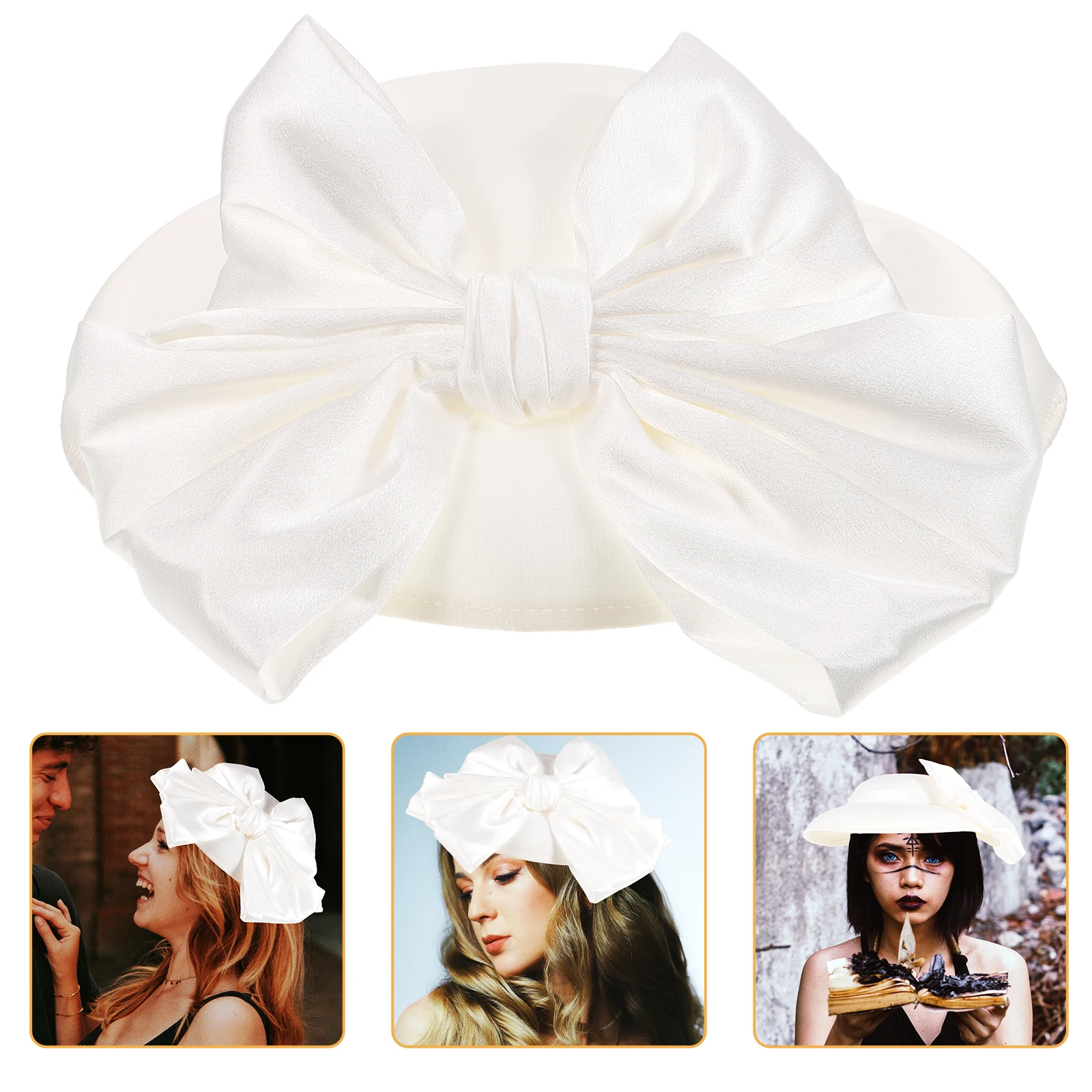 Banquet Hat Elegant Bucket Women White Church Party Dress Fascinator Bridal Cap Halloween Bowler Hat Retro Fashion
Banquet Hat Elegant Bucket Women White Church Party Dress Fascinator Bridal Cap Halloween Bowler Hat Retro Fashion