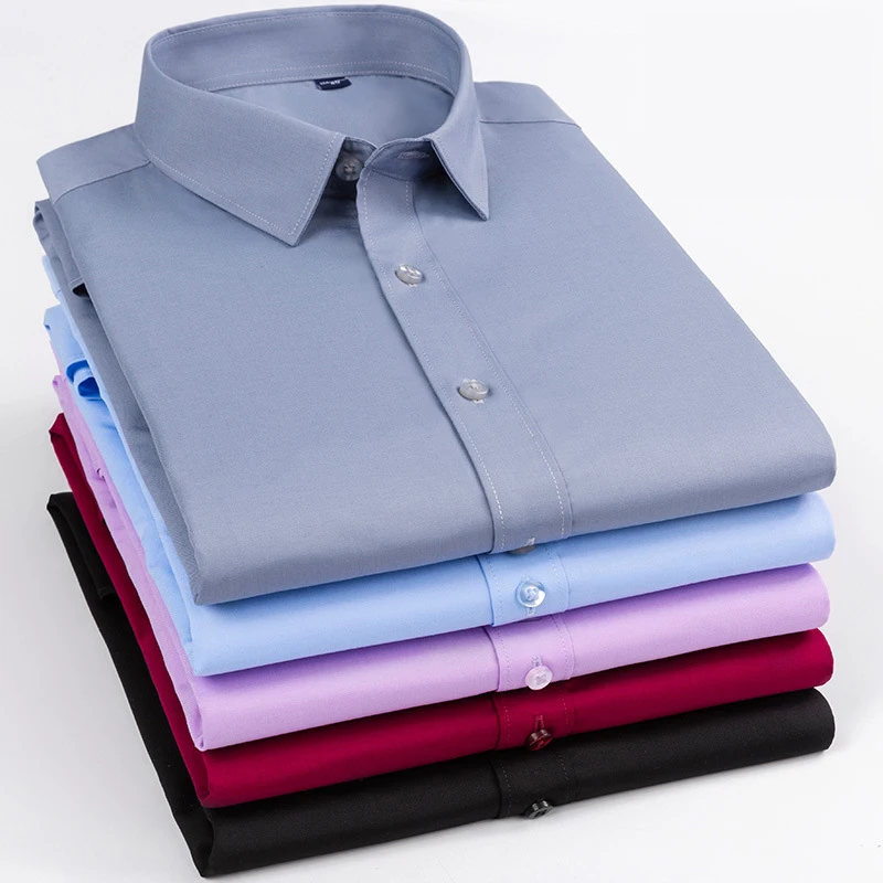 Long Sleeved Men's Business and Leisure Professional Work White High-end Elastic Wrinkle Resistant Men's Shirt
Long Sleeved Men's Business and Leisure Professional Work White High-end Elastic Wrinkle Resistant Men's Shirt