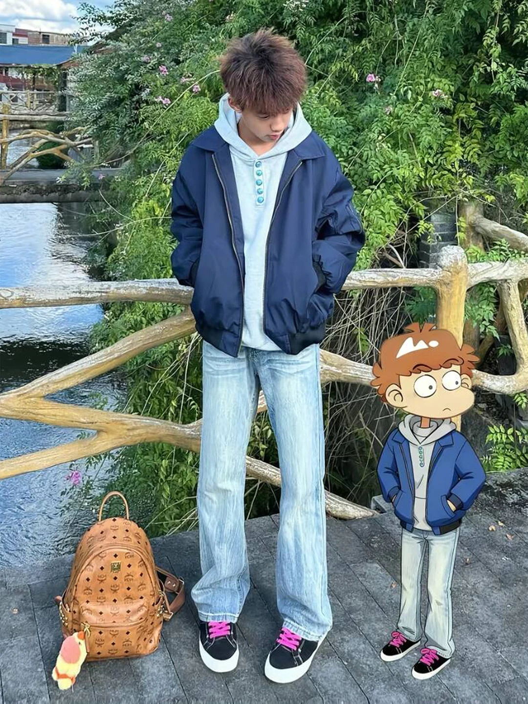 Cleanfit Men's Royal Blue American Sle Pilot Jaet Autumn High Collar Baseball Coat Loose Fit Long Sve Wear Resistant
Cleanfit Men's Royal Blue American Sle Pilot Jaet Autumn High Collar Baseball Coat Loose Fit Long Sve Wear Resistant