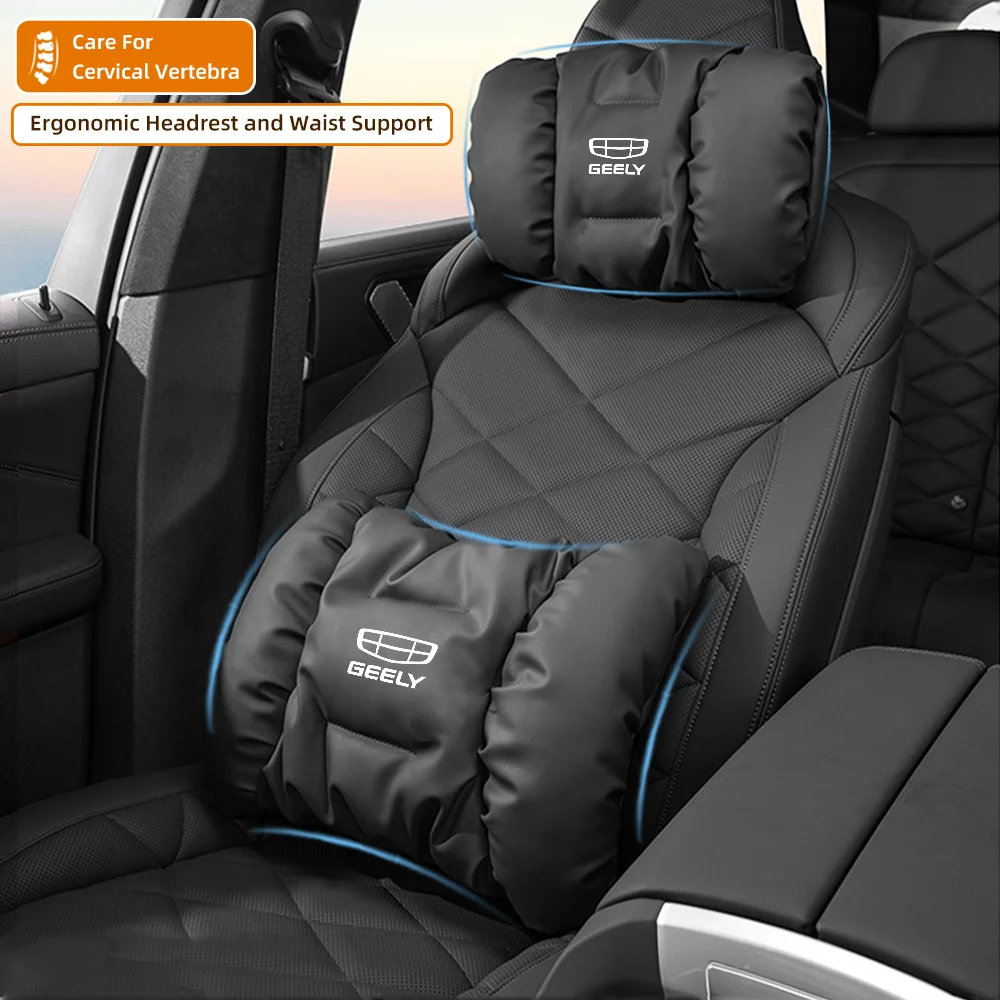 Car Seat Headrest/Lumbar Support Car Neck Pillow Waist Pad Seat Backrest Support For Geely Atlas Coolray Emgrand EC7 EC8 X7 EX7
Car Seat Headrest/Lumbar Support Car Neck Pillow Waist Pad Seat Backrest Support For Geely Atlas Coolray Emgrand EC7 EC8 X7 EX7