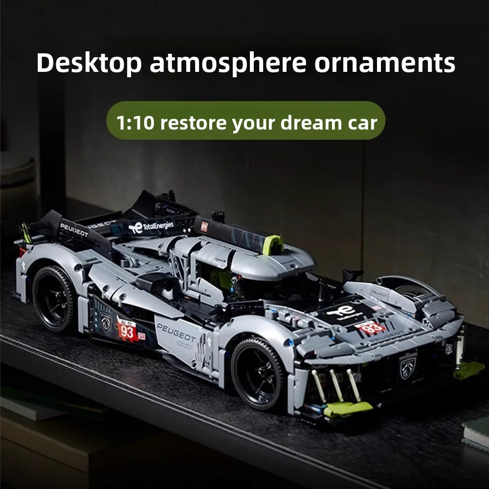 2025 New 42156 Mechanical Group Peugeot 9x8 Le Mans Supercar Boys Assemble Building Blocks Diy Toy Car Model Birthday Gift
2025 New 42156 Mechanical Group Peugeot 9x8 Le Mans Supercar Boys Assemble Building Blocks Diy Toy Car Model Birthday Gift
