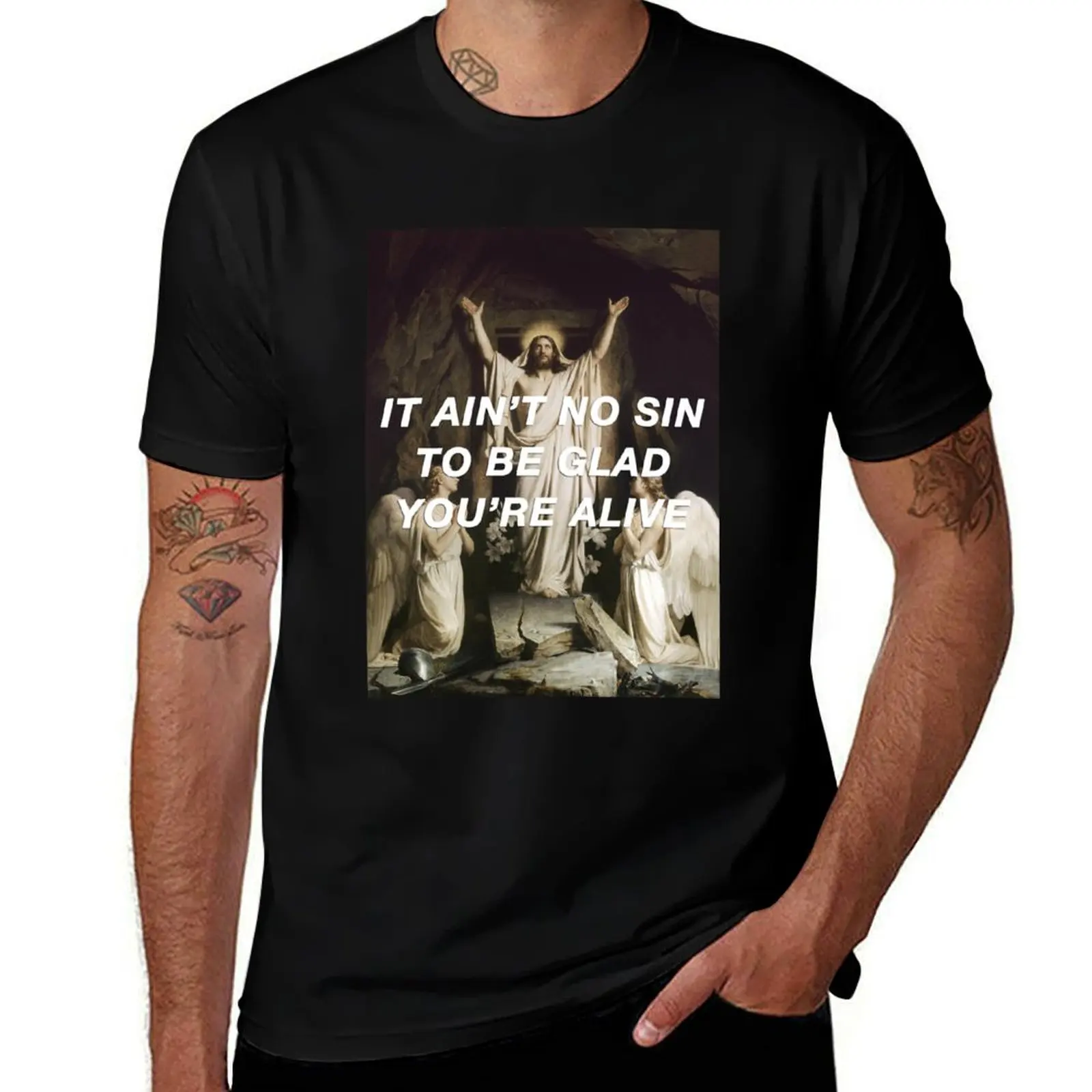 Christ Had a Notion Deep Inside T-Shirt topping graphic t shirts anime funny costumes mens t shirt
Christ Had a Notion Deep Inside T-Shirt topping graphic t shirts anime funny costumes mens t shirt