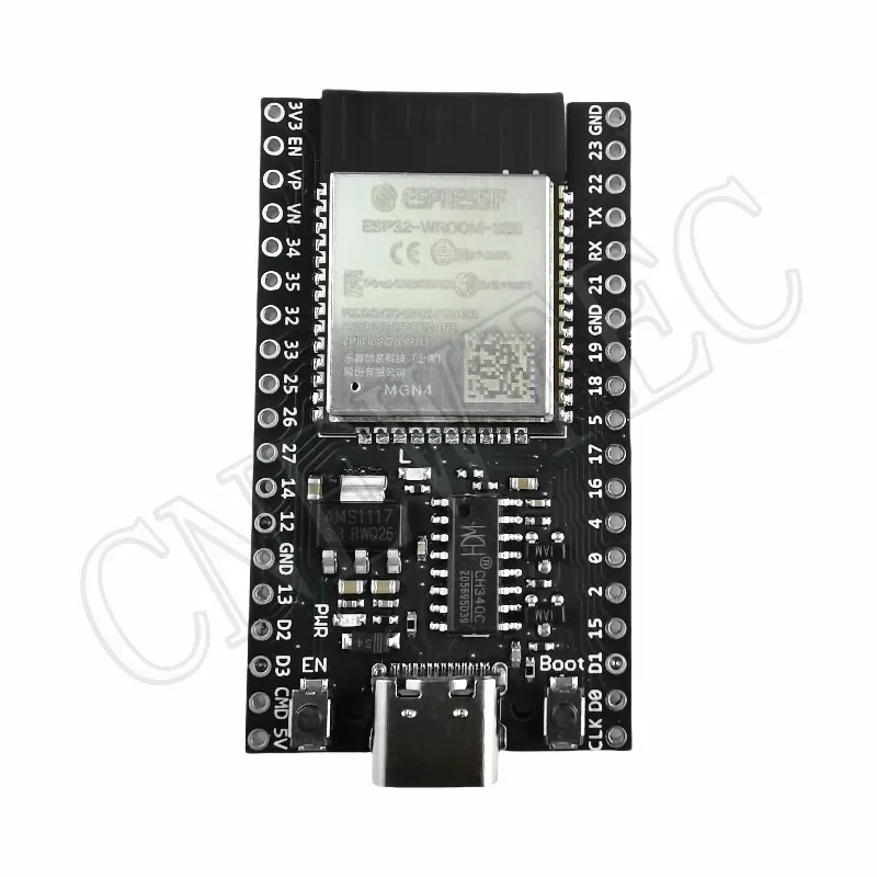 ESP32 DevKitC V4 Dual Core WiFi Bluetooth Expansion Board Ultra-Low Power USB CH340C Type-C ESP-WROOM-32E Compatible
ESP32 DevKitC V4 Dual Core WiFi Bluetooth Expansion Board Ultra-Low Power USB CH340C Type-C ESP-WROOM-32E Compatible