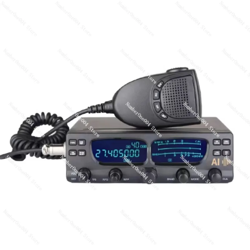 27MHz Mobile CB Radio AM FM SSB AI Noise Reduction For Vehicle Marine Walkie Talkie Transceiver
27MHz Mobile CB Radio AM FM SSB AI Noise Reduction For Vehicle Marine Walkie Talkie Transceiver