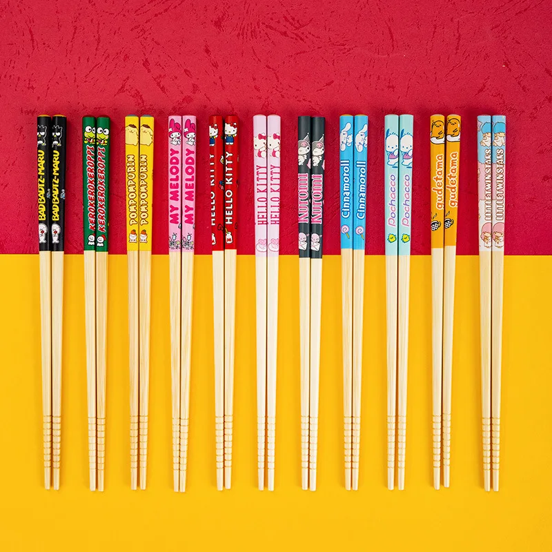 New Sanrio Hello Kitty Chopsticks Cartoon Home Bamboo Chopsticks Single Set Personal Use Chopsticks Natural Bamboo Chopsticks
New Sanrio Hello Kitty Chopsticks Cartoon Home Bamboo Chopsticks Single Set Personal Use Chopsticks Natural Bamboo Chopsticks