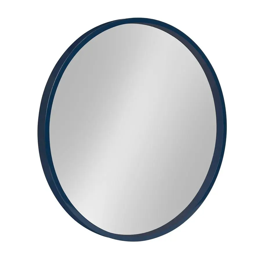 Travis Round Wood Wall Mirror, 21.6 Diameter, Navy Blue, Modern Wall Decor Accent
Travis Round Wood Wall Mirror, 21.6 Diameter, Navy Blue, Modern Wall Decor Accent