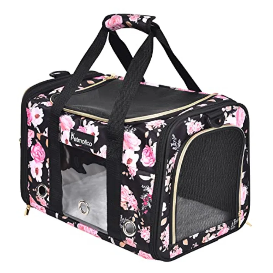 Cat Carrier Soft-Sided Pet Bag for Small Cats Puppies 16LBs - Airline Approved Pet Travel Carrier 3 Open Doors
Cat Carrier Soft-Sided Pet Bag for Small Cats Puppies 16LBs - Airline Approved Pet Travel Carrier 3 Open Doors