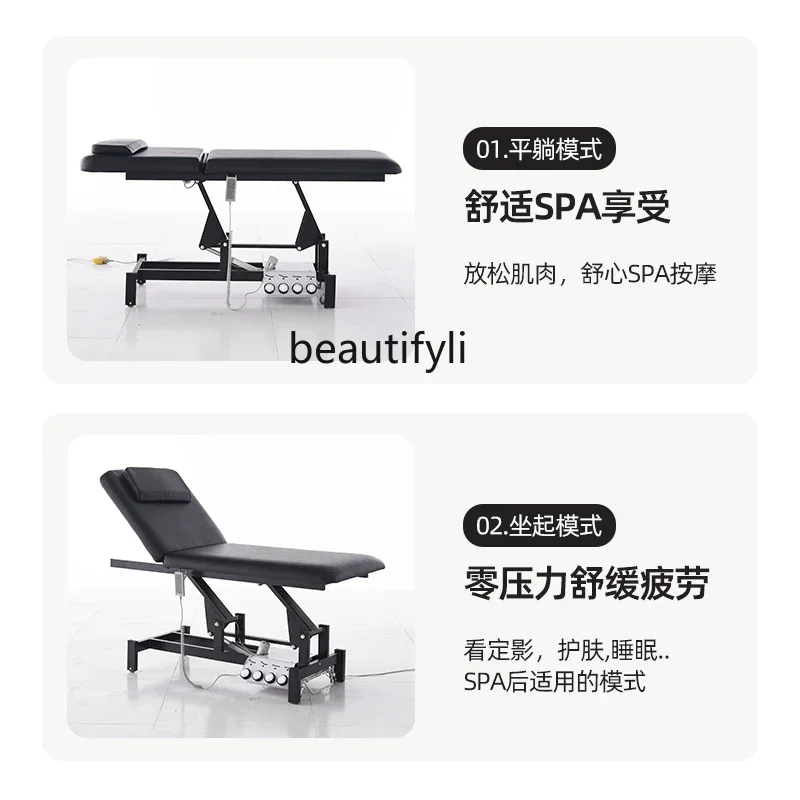 American Massage Rehabilitation Massage Electric Lifting Beauty Physiotherapy Bone Setting Bed Acupuncture Bed
American Massage Rehabilitation Massage Electric Lifting Beauty Physiotherapy Bone Setting Bed Acupuncture Bed