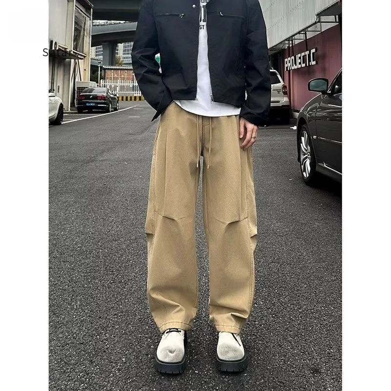 Новинка 2024, мужские свободные повседневные брюки, корейские модные тонкие висячие широкие брюки длиной до пола, летние длинные брюки
Новинка 2024, мужские свободные повседневные брюки, корейские модные тонкие висячие широкие брюки длиной до пола, летние длинные брюки