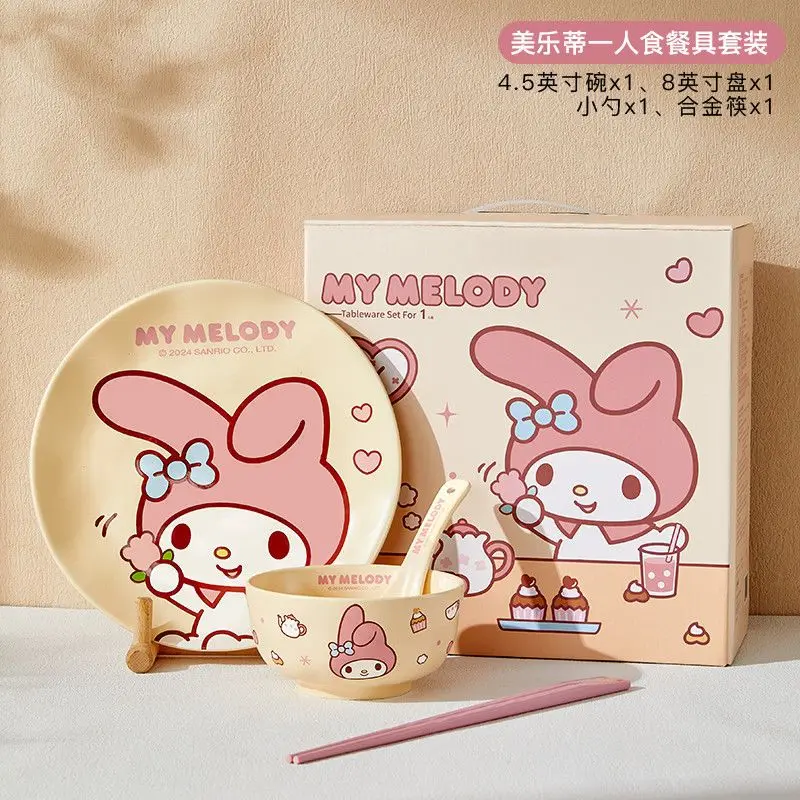 Sanrio Anime Cartoon My Melody Bowl and Dish Set Ceramic Dish Cutehello Kitty Cream Style Cinnamoroll Tableware Holiday Gift
Sanrio Anime Cartoon My Melody Bowl and Dish Set Ceramic Dish Cutehello Kitty Cream Style Cinnamoroll Tableware Holiday Gift