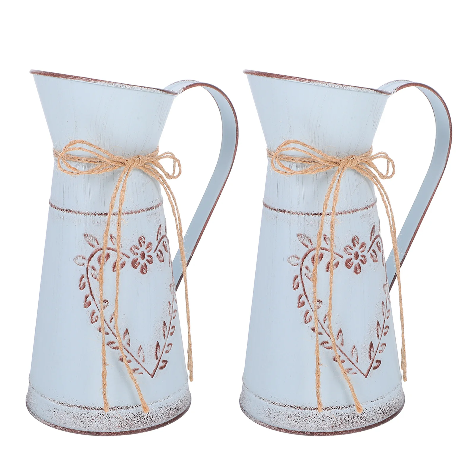 2pcs Heart-Shaped Flower Arrangement Vase Vintage Garden Planter Bucket For Home Office Decor Flower Pot Container
2pcs Heart-Shaped Flower Arrangement Vase Vintage Garden Planter Bucket For Home Office Decor Flower Pot Container