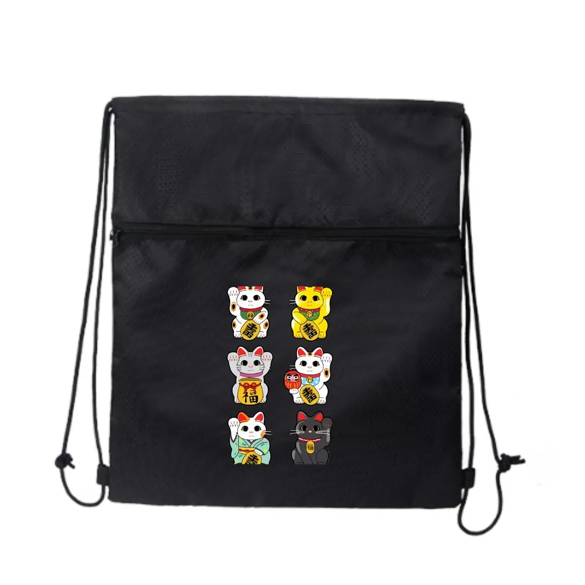 Six Lucky Maneki Neko Cats Art Модный рюкзак на шнурке Портативный дорожный рюкзак
Six Lucky Maneki Neko Cats Art Модный рюкзак на шнурке Портативный дорожный рюкзак