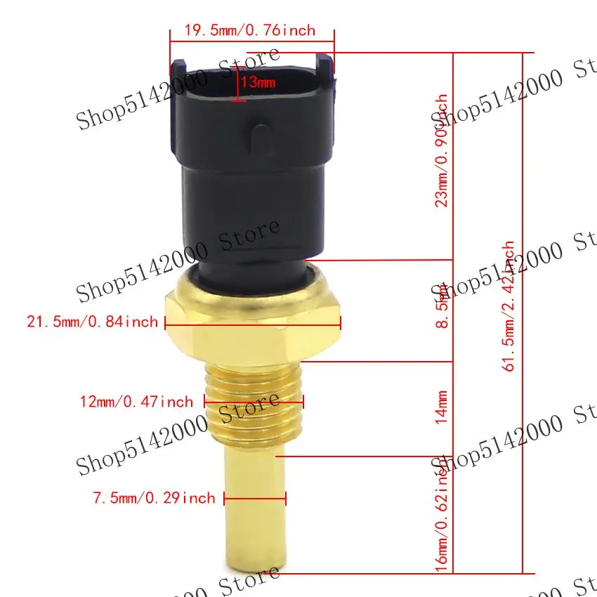 Motorcycle Coolant Radiator Temperature Sensor For Can-am Outlander 1000 DPS T3 EFI XT XT-P 1000R 500 570 400 450 PRO Nordic 650
Motorcycle Coolant Radiator Temperature Sensor For Can-am Outlander 1000 DPS T3 EFI XT XT-P 1000R 500 570 400 450 PRO Nordic 650