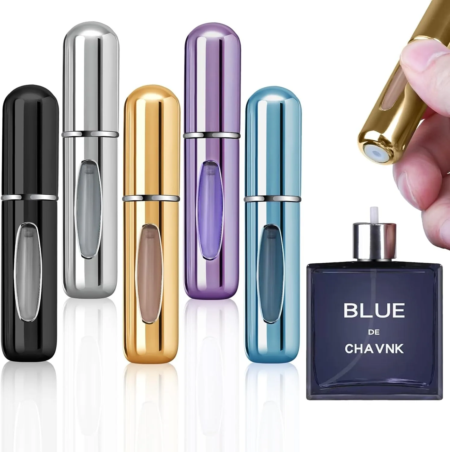 5ML Portable Refill Nebulizer Perfume Spray Bottle Refill Spray Bottle Portable Cosmetic Travel Bottle
5ML Portable Refill Nebulizer Perfume Spray Bottle Refill Spray Bottle Portable Cosmetic Travel Bottle