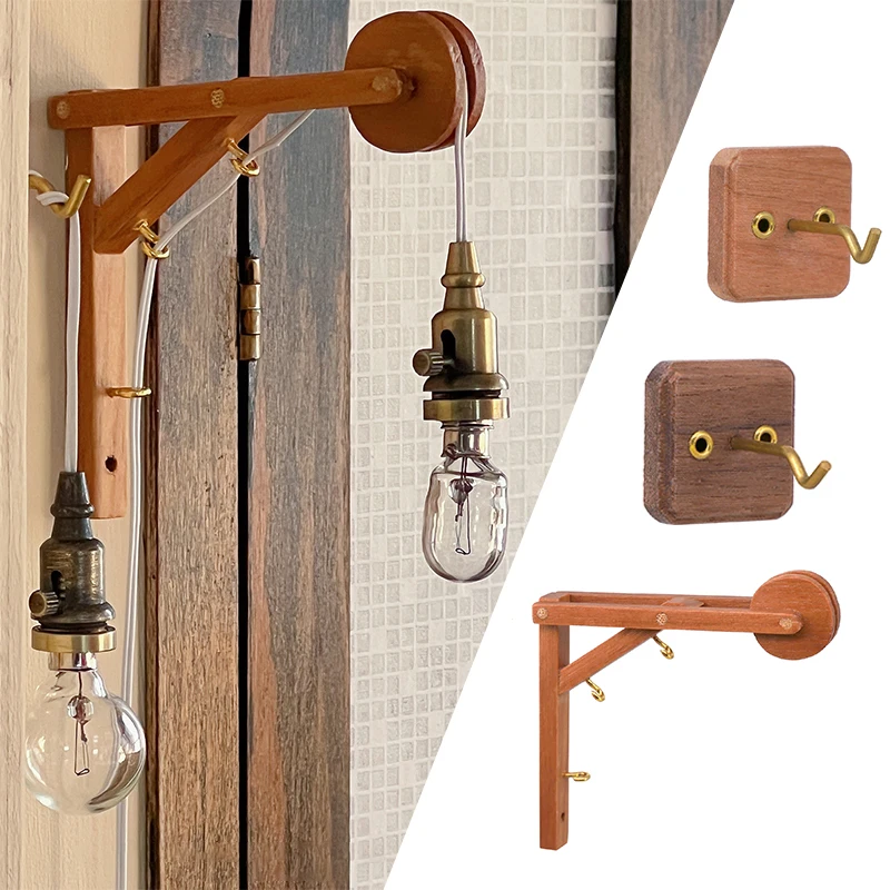 1:6 Dollhouse Miniature Wooden Lamp Stand Hook Wall Hook Up Tiny Coat Hangers Light Stand Furniture Model Living Room Decor Toys
1:6 Dollhouse Miniature Wooden Lamp Stand Hook Wall Hook Up Tiny Coat Hangers Light Stand Furniture Model Living Room Decor Toys