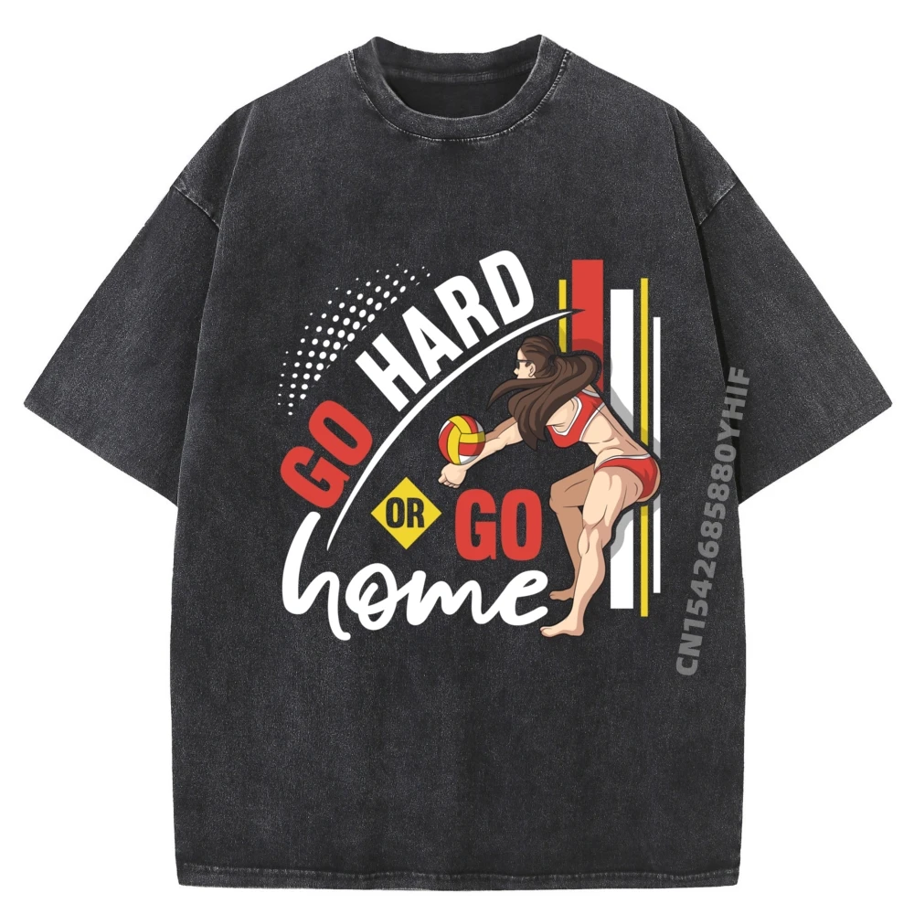 Go Hard Or Go Home Volleyball Mens Clothing 2025 Brand Clothing Illustration Printed Tshirt Funny Washed Shirt
Go Hard Or Go Home Volleyball Mens Clothing 2025 Brand Clothing Illustration Printed Tshirt Funny Washed Shirt