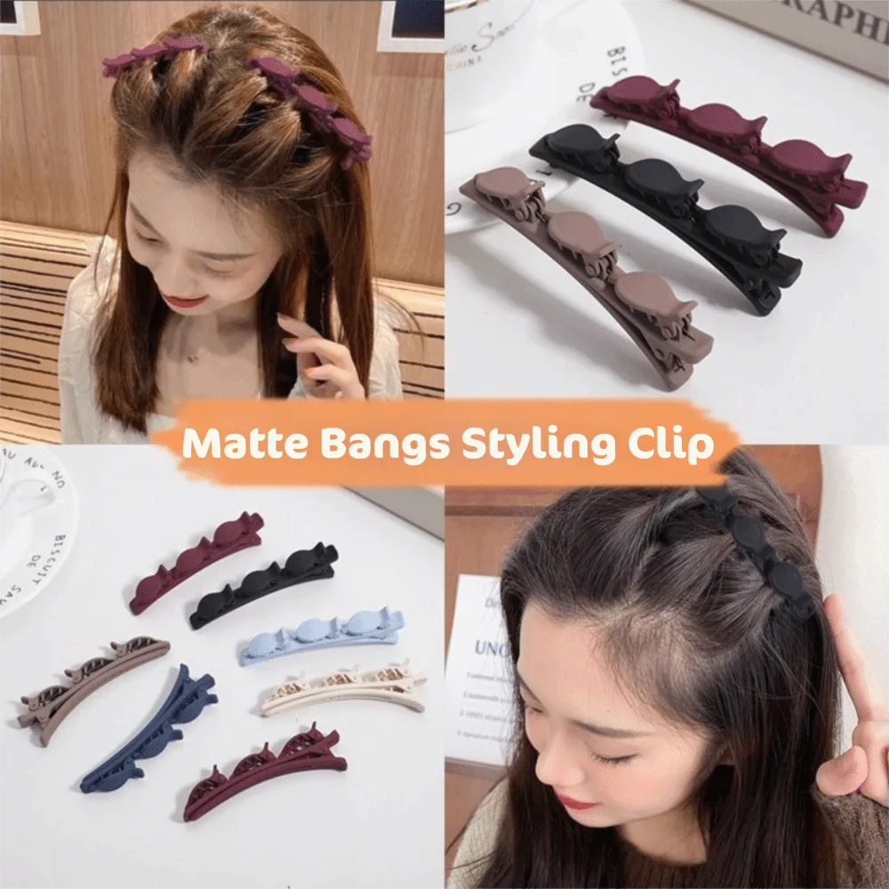 Solid Color Braided Hair Clips Double Layer Korean Style Flocking Barrettes Lazy Styling Broken Hair Fixed
Solid Color Braided Hair Clips Double Layer Korean Style Flocking Barrettes Lazy Styling Broken Hair Fixed