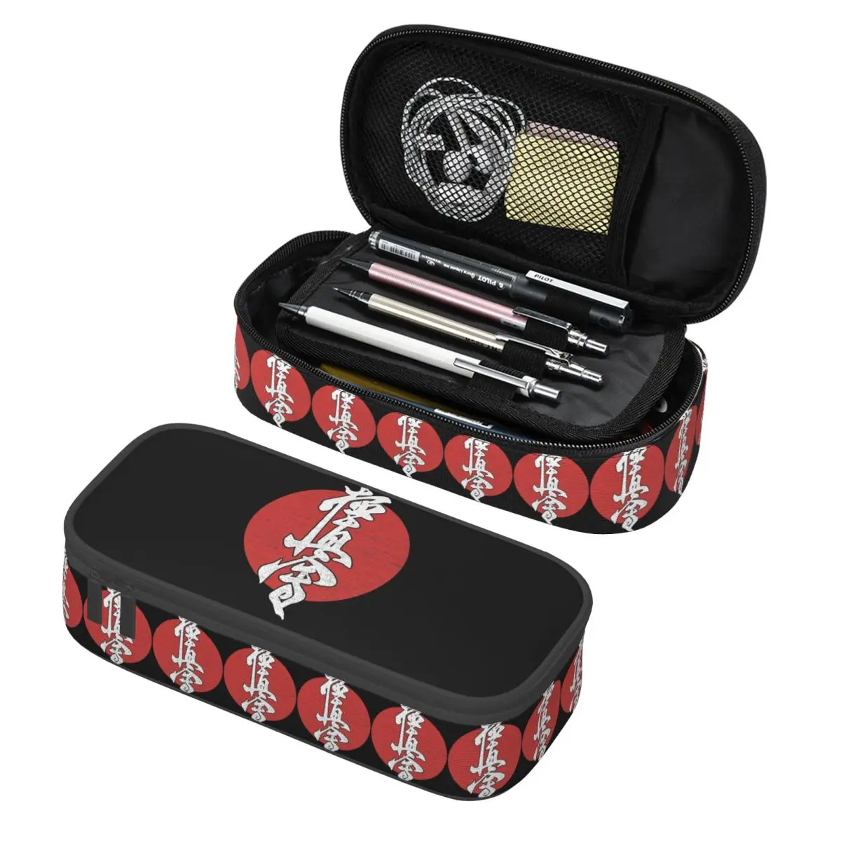 Kyokushin Karate Kanji Taijutsu Pencil Cases Pencil Pouch Storage Stationery Supplies Large Capacity Pen Box Pencil Bag for Kids
Kyokushin Karate Kanji Taijutsu Pencil Cases Pencil Pouch Storage Stationery Supplies Large Capacity Pen Box Pencil Bag for Kids