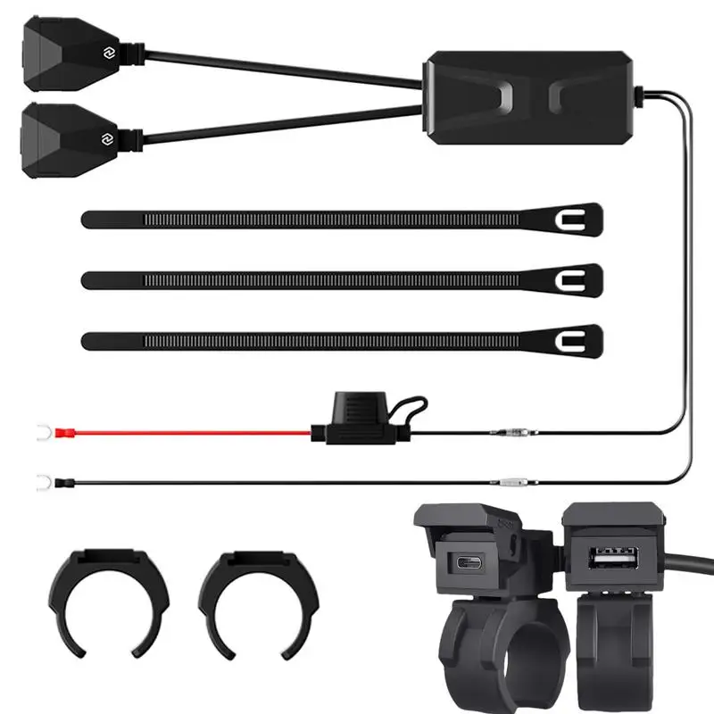 USB Charger For Motorcycle 2 In 1 Fast Charging Waterproof USB Charger Anti Scratch Multifunctional Motorcycle USB Port
USB Charger For Motorcycle 2 In 1 Fast Charging Waterproof USB Charger Anti Scratch Multifunctional Motorcycle USB Port