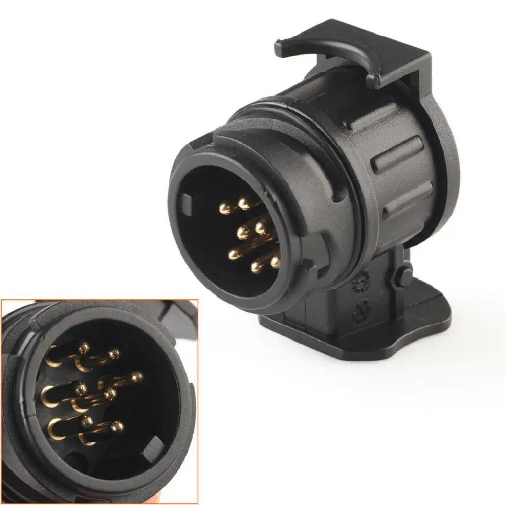 Trailer Socket Adapter Converter Black Plastic Waterproof Towbar Electrical Plug for Truck Caravan Trailer Wiring
Trailer Socket Adapter Converter Black Plastic Waterproof Towbar Electrical Plug for Truck Caravan Trailer Wiring