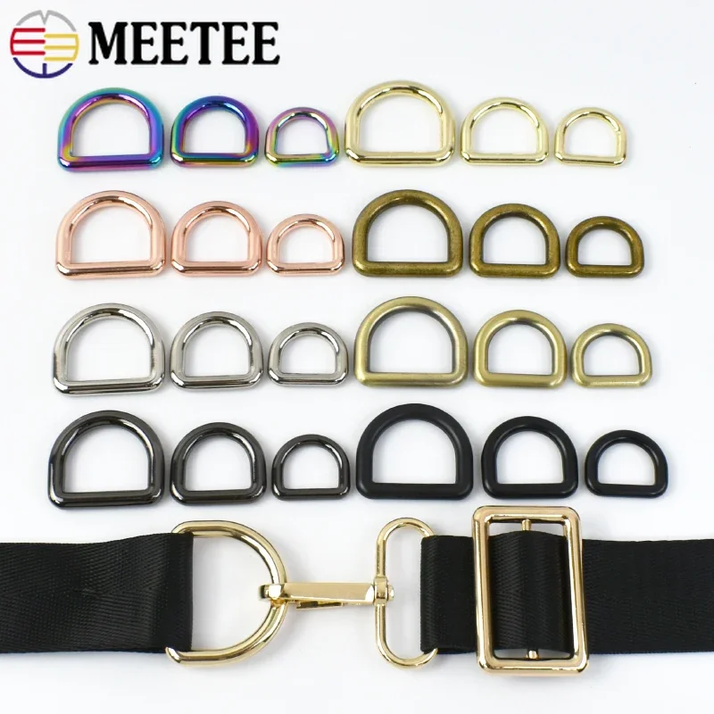 20Pcs Meetee 10-38mm Metal D Ring Buckles for Webbing Strap Bag Loop Clasp Belt Dog Collar Backpack Connector Hook DIY Accessory
20Pcs Meetee 10-38mm Metal D Ring Buckles for Webbing Strap Bag Loop Clasp Belt Dog Collar Backpack Connector Hook DIY Accessory
