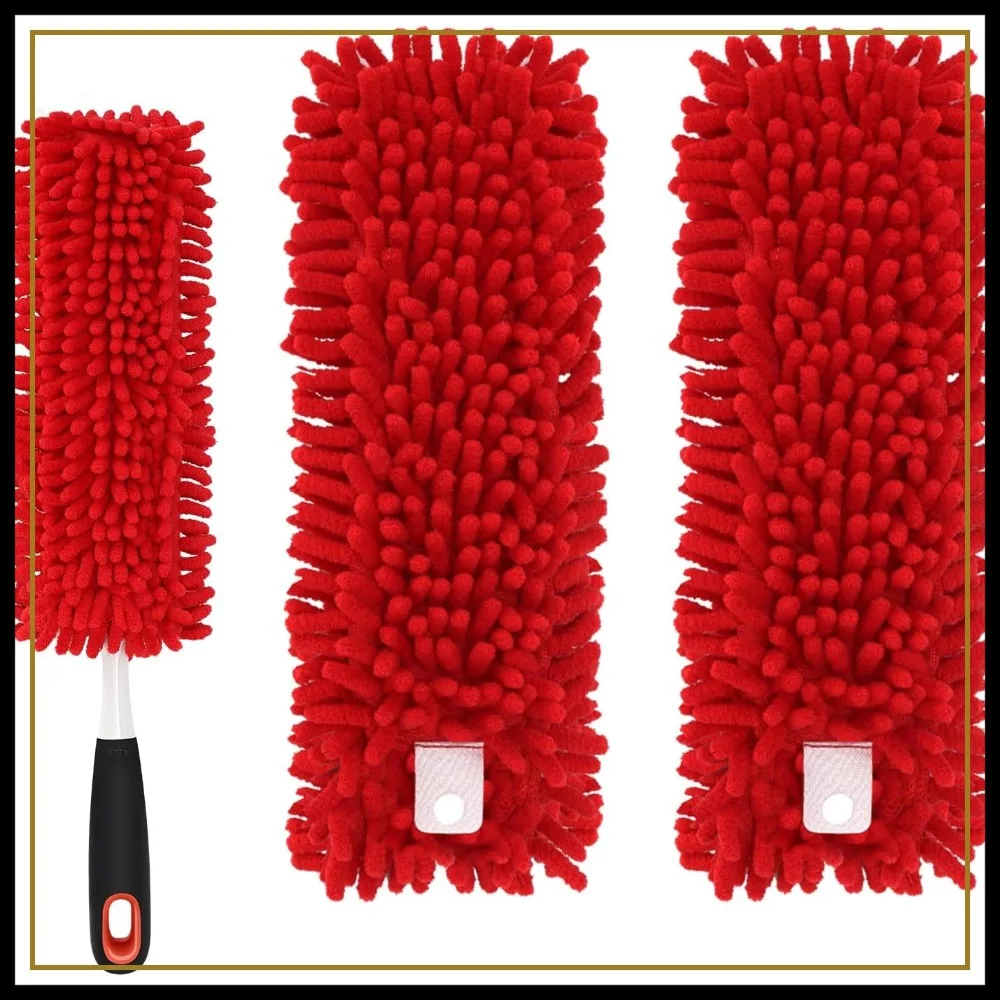 Reusable Microfiber Duster Refills, Washable, Compatible with OXO & MR.SIGA Dusters, 2 Pack (Handle Not Included)
Reusable Microfiber Duster Refills, Washable, Compatible with OXO & MR.SIGA Dusters, 2 Pack (Handle Not Included)
