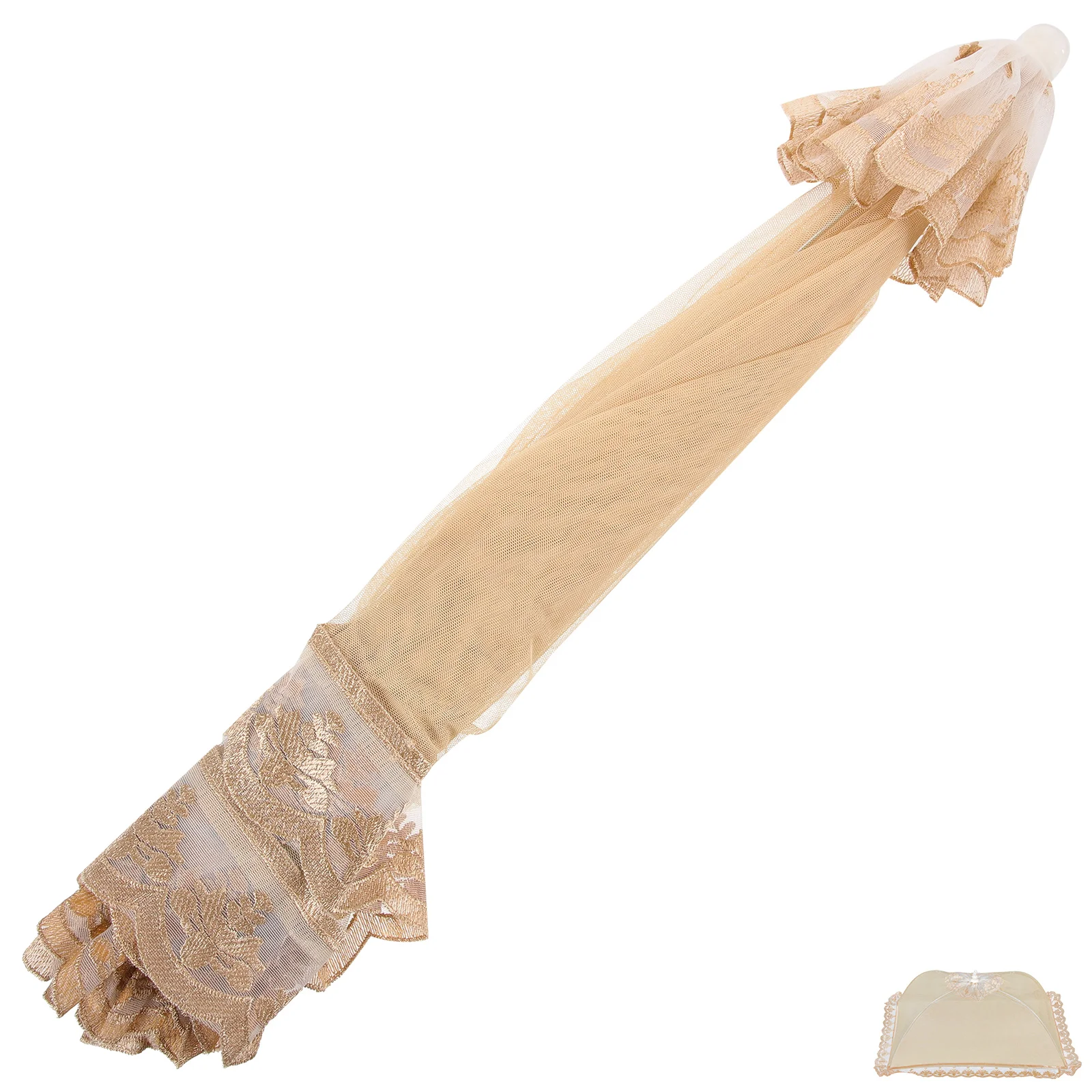 Anti-fly Food Cover Mesh Net 50x70cm Golden Color Foldable Large Size Table Cover Outdoor Indoor Use Pest Protector
Anti-fly Food Cover Mesh Net 50x70cm Golden Color Foldable Large Size Table Cover Outdoor Indoor Use Pest Protector