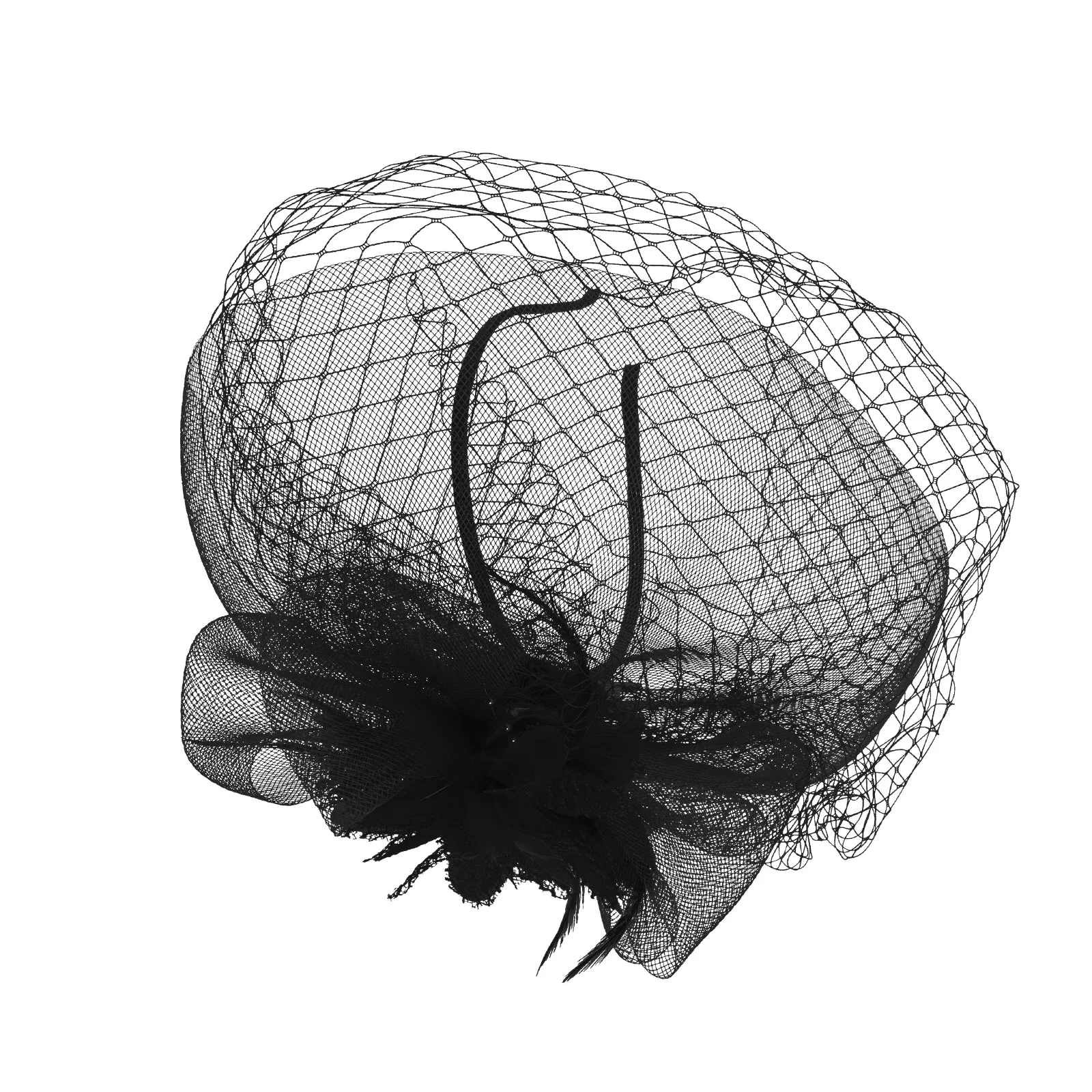 Veil Bridal Headpiece Elegant Flower Hairband Wedding Party Mesh Yarn Headwear Masquerade Hair Accessory
Veil Bridal Headpiece Elegant Flower Hairband Wedding Party Mesh Yarn Headwear Masquerade Hair Accessory