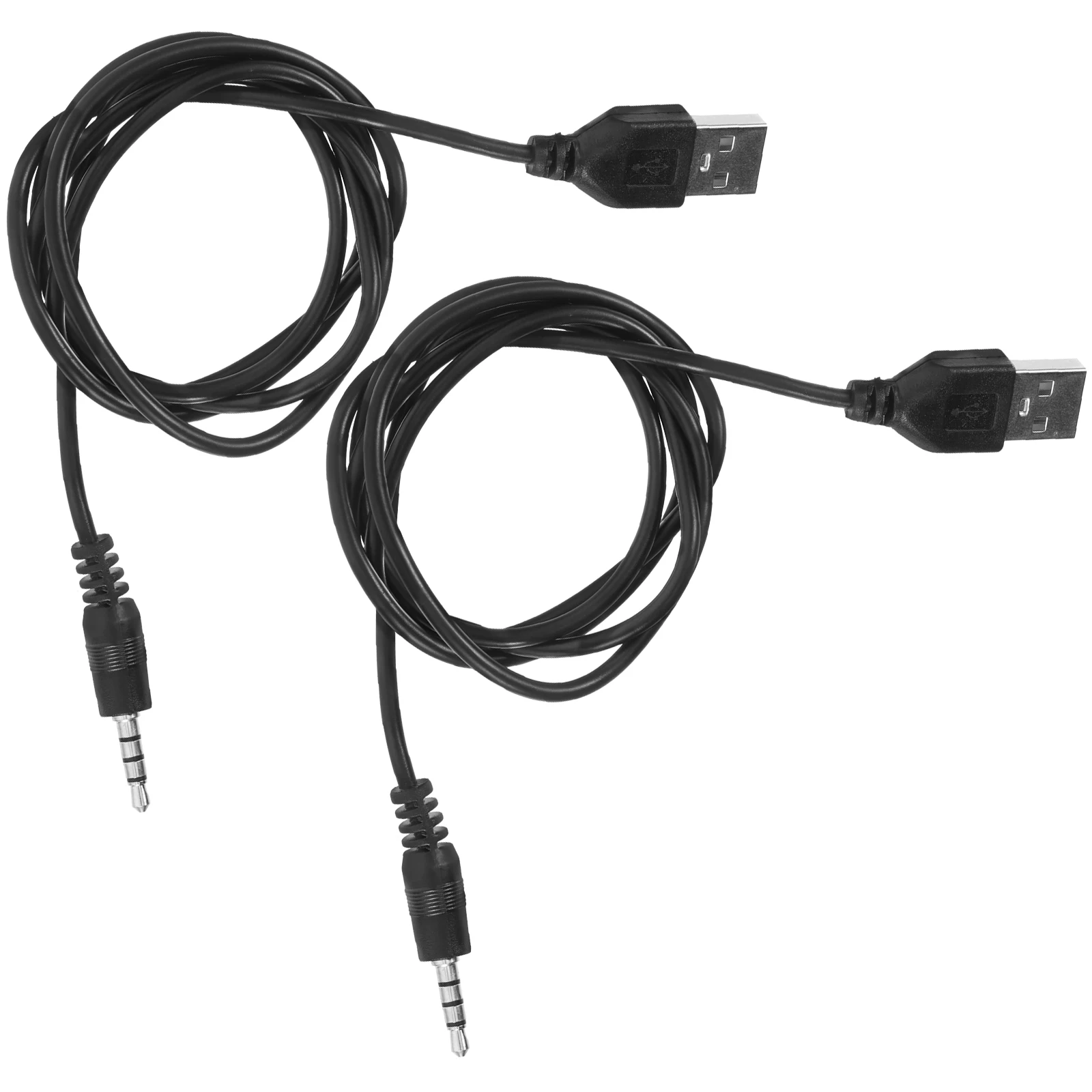 2pcs Headphone Port Charging Cable USB to 3.5mm Jack Adapter Audio Extension Cord PVC Stereo for Devices
2pcs Headphone Port Charging Cable USB to 3.5mm Jack Adapter Audio Extension Cord PVC Stereo for Devices