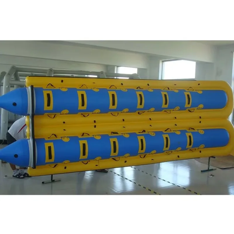 2026 water park Inflatable banana boat playing on the beach surf riding water game water toys summer necessary
2026 water park Inflatable banana boat playing on the beach surf riding water game water toys summer necessary