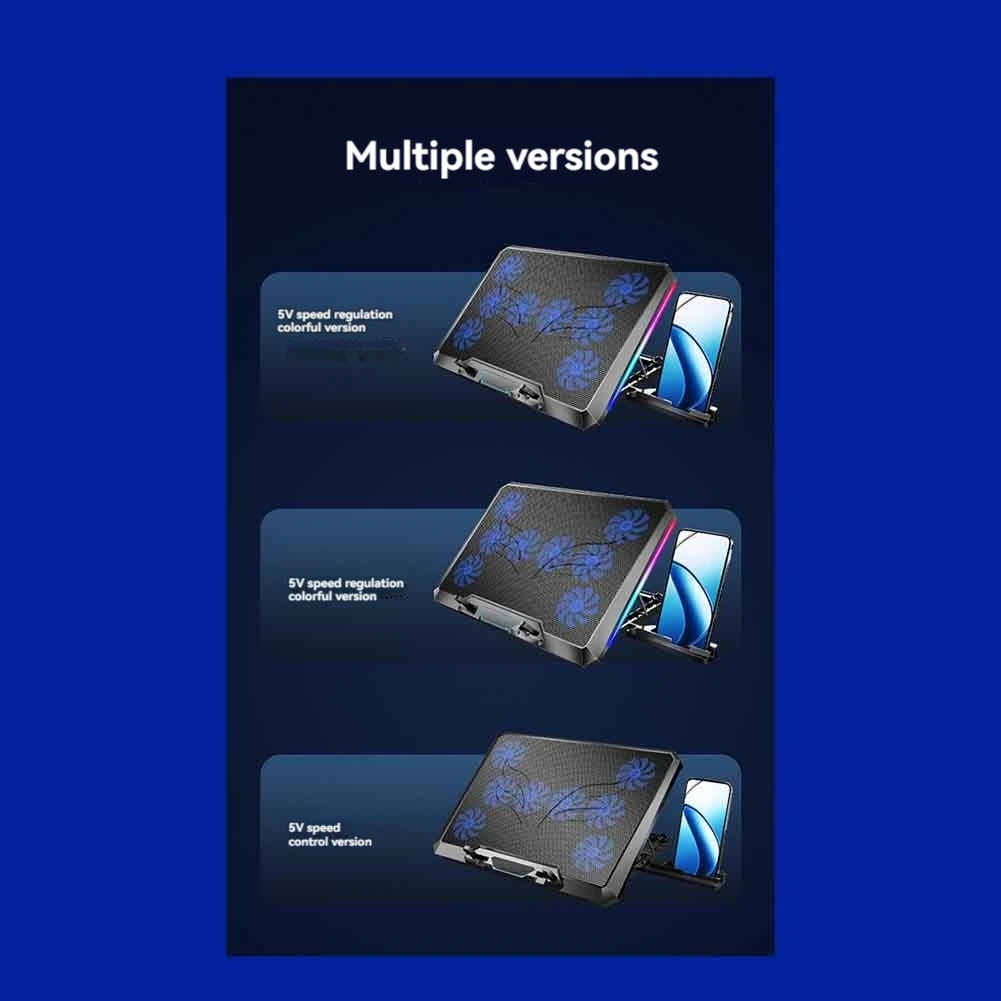 New!!Laptop Cooling Pad With 8 Cooling Fan Laptop Cooler Fan With No Lights Notebook Cooler Stand With 5 Height Adjustable
New!!Laptop Cooling Pad With 8 Cooling Fan Laptop Cooler Fan With No Lights Notebook Cooler Stand With 5 Height Adjustable