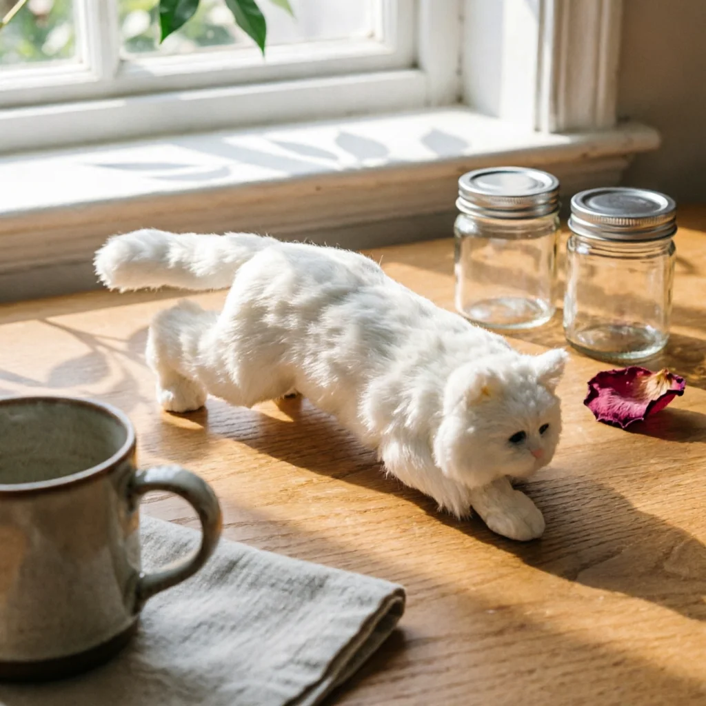 Lively Cat Sculpture Faux Hair Home Decoration for Creative Studio Shelf Display Teaching Aid
Lively Cat Sculpture Faux Hair Home Decoration for Creative Studio Shelf Display Teaching Aid