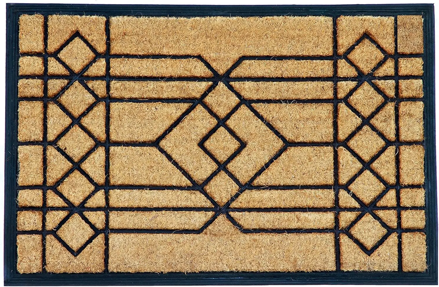 153502436 Windgate Doormat, 24" x 36", Natural/Black
153502436 Windgate Doormat, 24" x 36", Natural/Black